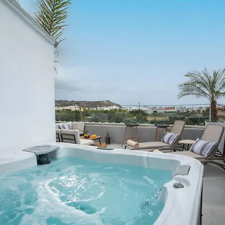 Jns Premium Roof Jacuzzi Apartament Faliraki